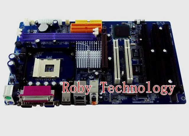 Alt view image 3 of 3 - Roby Technology Industrial Computer Mainboard with PCI slots,For Industrial Computer,Server,CCTV,Firewall (F845005)