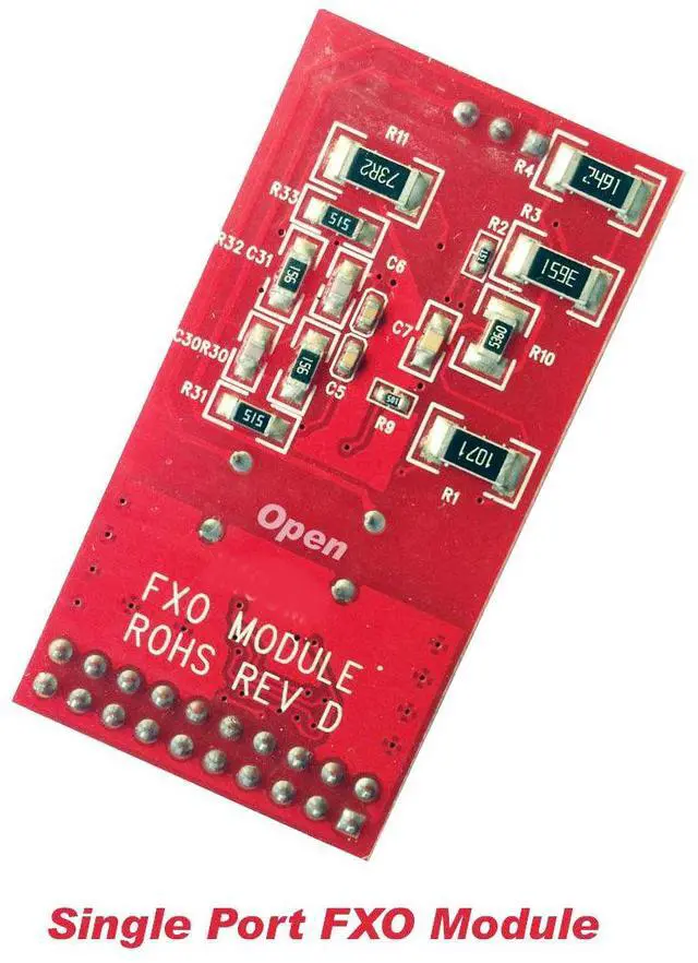 Alt view image 2 of 6 - X100P with 1 FXO Modules,PCI Asterisk Card with 2U Low Profile, Supports Asterisk FreePBX Issabel Free PBX FXS FXO Card Phone System