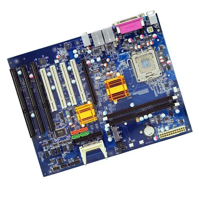 Alt view image 2 of 7 - ATX Motherboard with ISA PCI Slots,G41 ISA Mainboard,Socket LGA775 CPU,2 DDR3 Slots,1 PCIE 16x Slot,2 Ethernet RJ45 Ports,for Industrial Computer Server PC Computer IPC