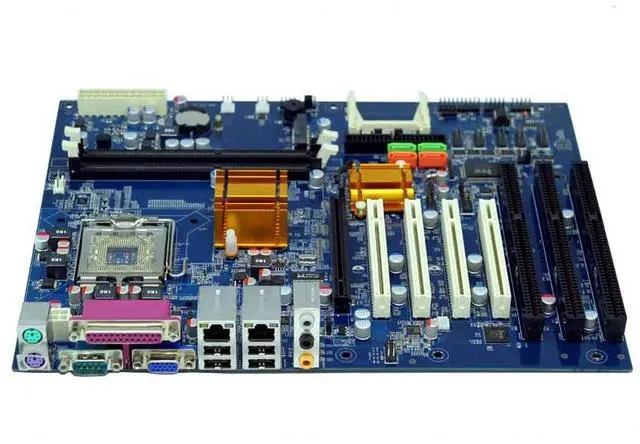 Alt view image 4 of 7 - ATX Motherboard with ISA PCI Slots,G41 ISA Mainboard,Socket LGA775 CPU,2 DDR3 Slots,1 PCIE 16x Slot,2 Ethernet RJ45 Ports,for Industrial Computer Server PC Computer IPC