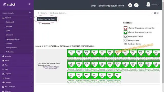 Alt view image 4 of 5 - ISDN PRI T1 Card E1 Card Asterisk Card with 1 T1 E1 Port,Supports Freepbx,Issabel,,Dahdi PCI For VoIP PBX,IP PBX Phone System,ISDN PRI SS7