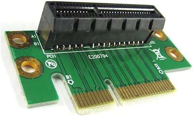 Alt view image 4 of 4 - PCIe Adapter Riser Card 90 Degree For 1U 2U Server Chassis,90 degree right angle adapter card.PCI Express (PCI-E)  4x