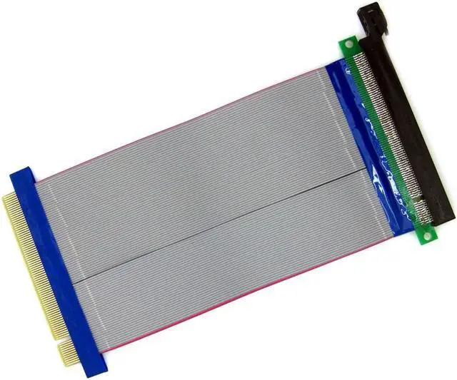 Alt view image 4 of 4 - PCIe Robbin Riser Cable Extender Extension Cable,PCI Express 16x (PCI-E 16x ) for 1U 2U Small Case