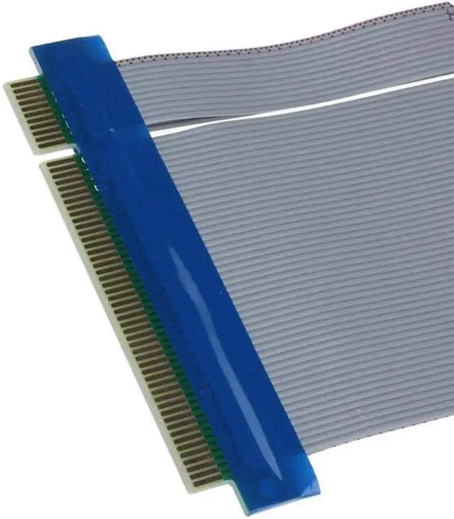 Alt view image 2 of 3 - PCI Riser Extender PCI Extension Cable for 1U 2U Small Case,Bus PCI 32bit Extension Ribbon Flex Flexible Cable