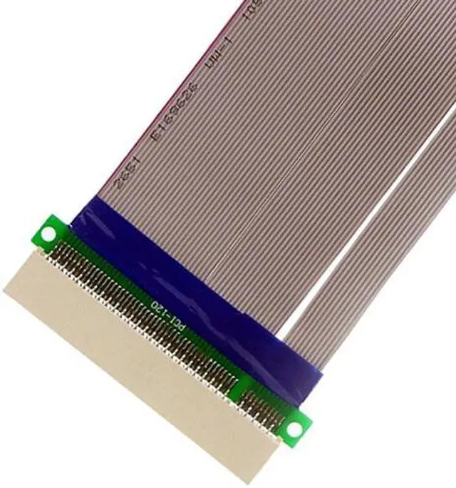 Alt view image 3 of 3 - PCI Riser Extender PCI Extension Cable for 1U 2U Small Case,Bus PCI 32bit Extension Ribbon Flex Flexible Cable