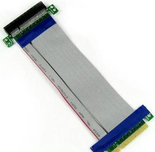 Main image of PCIe Riser Extender Extension Cable PCIe Ribbon,Flex Flexible cable PCI Express 8X (PCI-E 8X) for 1U 2U Small Case