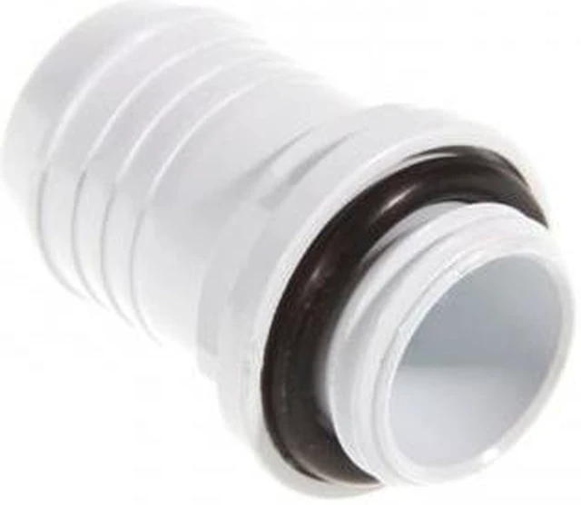 Main image of Bitspower G1/4" to 1/2" Barb Fitting for Soft Tubing, Deluxe White