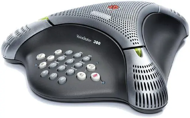 Main image of Polycom 2200-17910-001 VoiceStation 300 Corded Conference Phone w/ Acoustic Tech