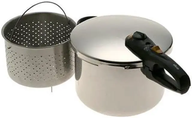 Alt view image 5 of 9 - Fagor Duo Stainless Steel 8 Quart Pressure Cooker 918060787
