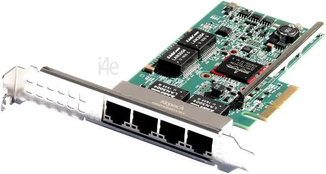 Alt view image 2 of 3 - DELL TMGR6 (KH08P) Broadcom Bcm5719 5719 Gigabit Quad Port Ethernet PCI-e 2.0 x4 Server Network Interface Card Full and Half size Brackets
