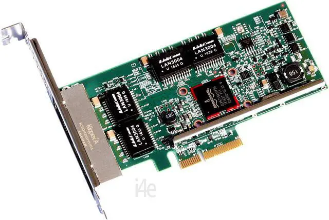 Alt view image 3 of 3 - DELL TMGR6 (KH08P) Broadcom Bcm5719 5719 Gigabit Quad Port Ethernet PCI-e 2.0 x4 Server Network Interface Card Full and Half size Brackets
