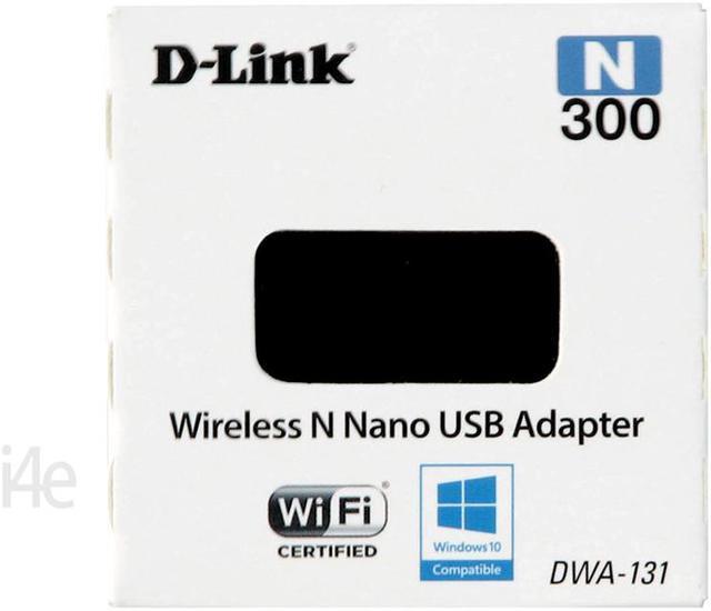 Interpretive evne Sommerhus D-LINK DWA-131 Wireless N 300 Mbps Nano USB Adapter Windows 10 Ready  Network Interface Cards - Newegg.com
