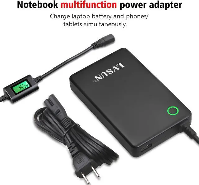 Alt view image 5 of 7 - 90 Watt Ultra Slim Universal Laptop Ac Adapter Notebook Power Supply with 12 Multiple DC Tips Fit for HP DELLL Lenovo Thinkpad Sony Compaq Asus Acer Toshiba Samsung Etc