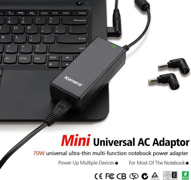 Main image of Kamera 70W Universal AC Laptop Power Charger Adapter Cord for HP DELL Toshiba Acer Asus Lenovo IBM Compaq Sony Samsung Gateway Fujitsu Supply 16 Different DC Connector Tips