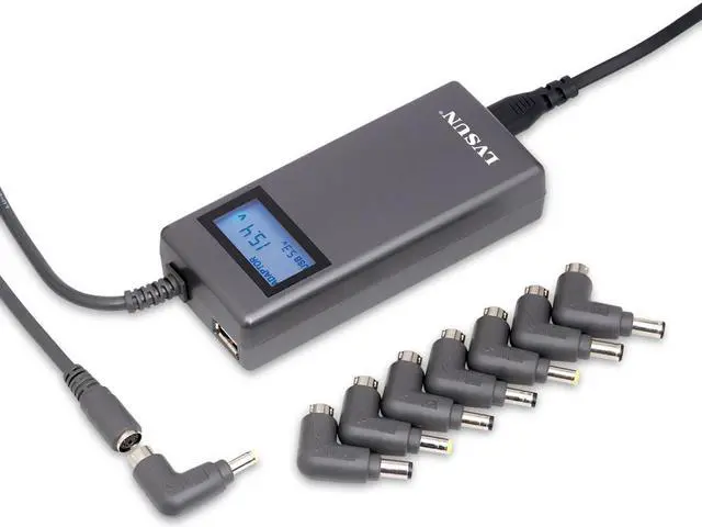 Alt view image 3 of 7 - Lvsun 90w Universal Laptop AC Power Adapter Charger Power Supply & 1 USB Port with 8 Pcs DC Tips Fit for Samsung, Dell, Apple, IBM, HP, COMPAQ, PANSONIC, Etc