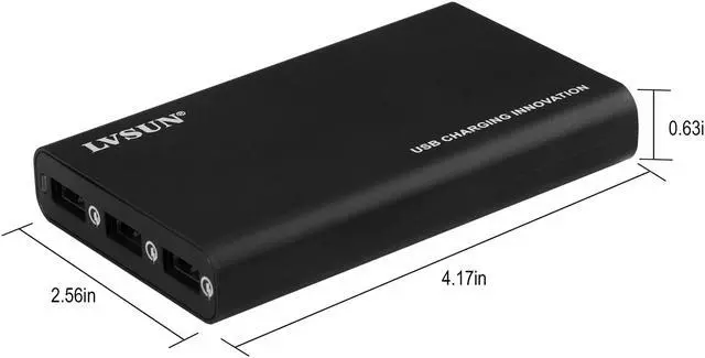 Alt view image 2 of 7 - Fast USB Charger Adapter Kit with 3 USB-A Ports Quick Charging Compatible for iPhone XR XS and Samsung Galaxy S9 S8 S7 S6 Edge/Plus/Active/Note 5 / Note 4, QC3.0 Fast Charging