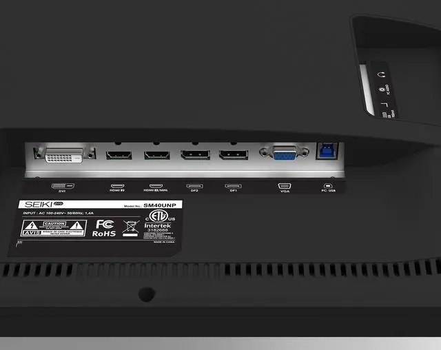 Alt view image 3 of 9 - Seiki Pro SM40UNP 40.0-Inch 4K LED-Lit Monitor