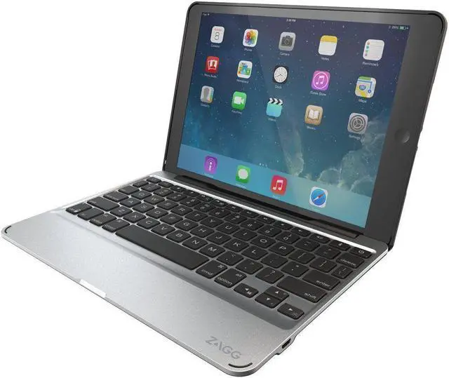Alt view image 4 of 4 - Zagg Slim Book W/ Backlit Bluetooth Keyboard & Detachable Case For iPad Air 2