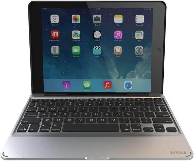 Alt view image 2 of 4 - Zagg Slim Book W/ Backlit Bluetooth Keyboard & Detachable Case For iPad Air 2