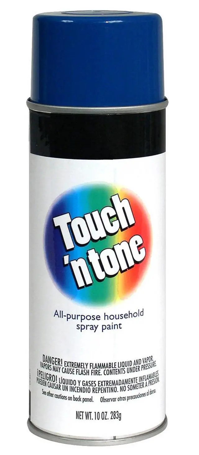 Alt view image 2 of 4 - Rustoleum Touch 'N Tone Topcoat Spray Paint, 10 oz Aerosol Can, Royal Blue