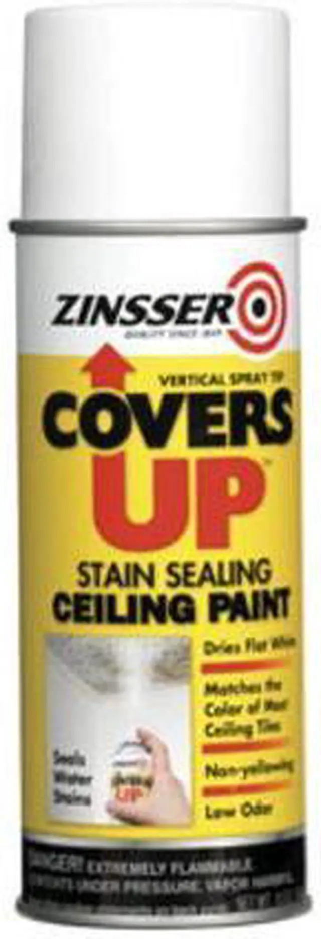 Alt view image 4 of 10 - Rust-Oleum Ceiling Covers Up Paint/Primer Vertical Spray 13 oz. WE 3688