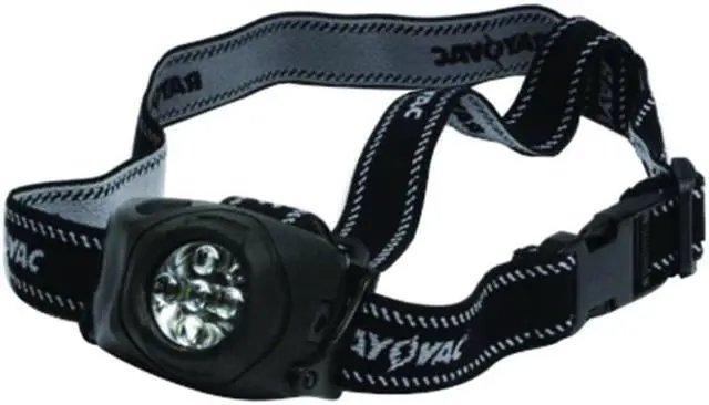 Alt view image 2 of 11 - RAYOVAC DIYHL3AAA-BTA Led Headlamp,w/ Cloth Straps