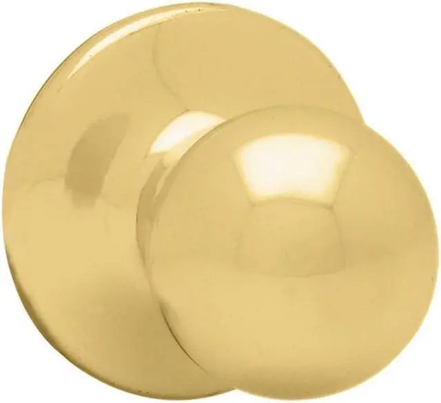Main image of Kwikset Polo Polished Brass Hall & Closet Door Knob 200P 3 CP V1