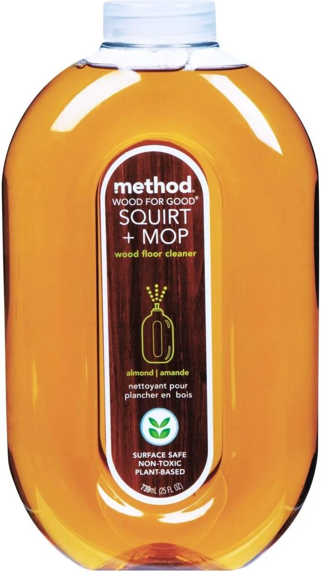 Alt view image 4 of 12 - Method Squirt + Mop Wood Floor Cleaner Almond Scent 25 oz Squirt Bottle 00562