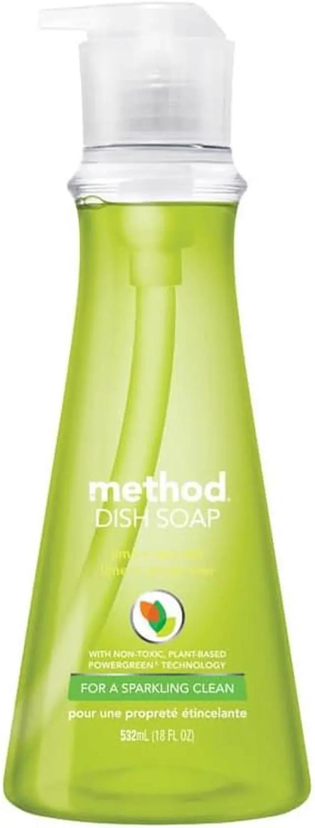 Alt view image 2 of 3 - Method Products 01240 Dish Soap Pump, Lime & Sea Salt - 18 oz.