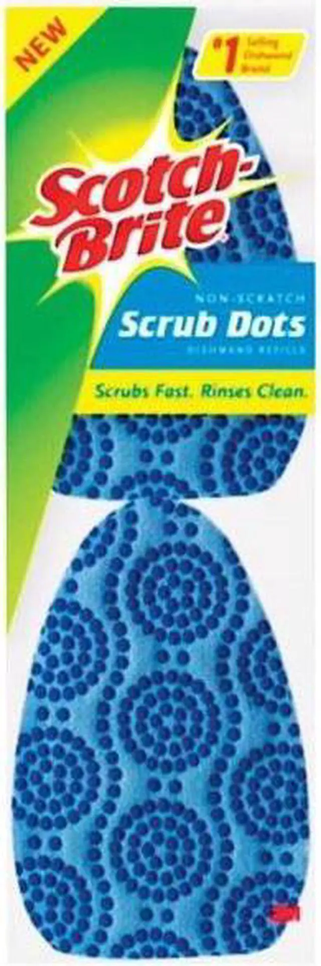 Alt view image 2 of 4 - Scotch-Brite 487-2-7 Heavy Duty Sponge Refill, Blue, 2 Piece