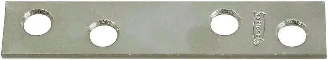 Main image of National Catalog 118 3 In. x 5/8 In. Zinc Steel Mending Brace (4-Count) N114355