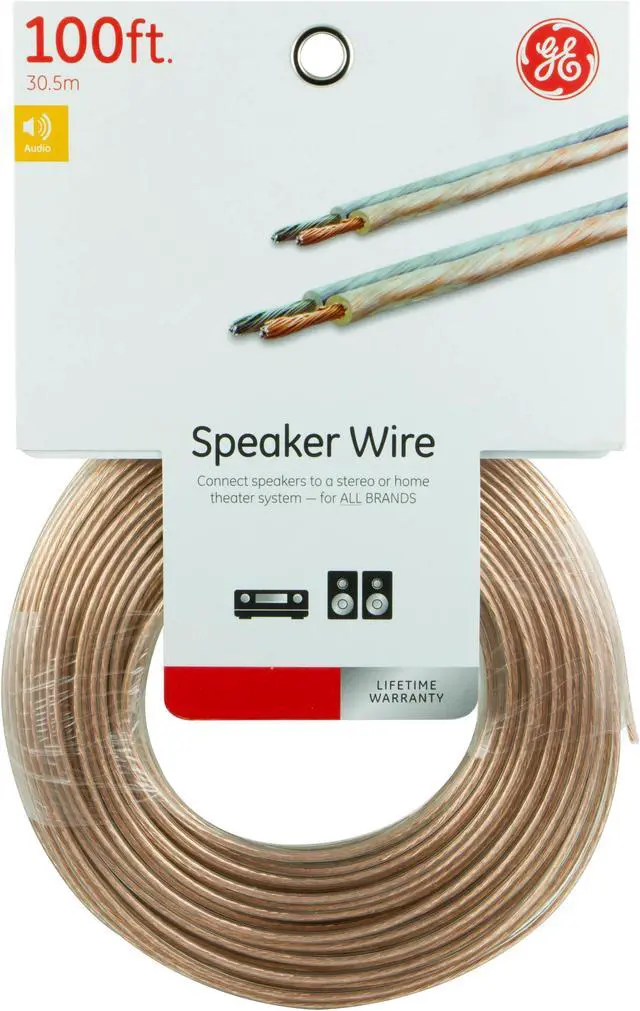 Alt view image 2 of 2 - G.E. 33596 100 Ft. 18 Gauge Speaker Wire