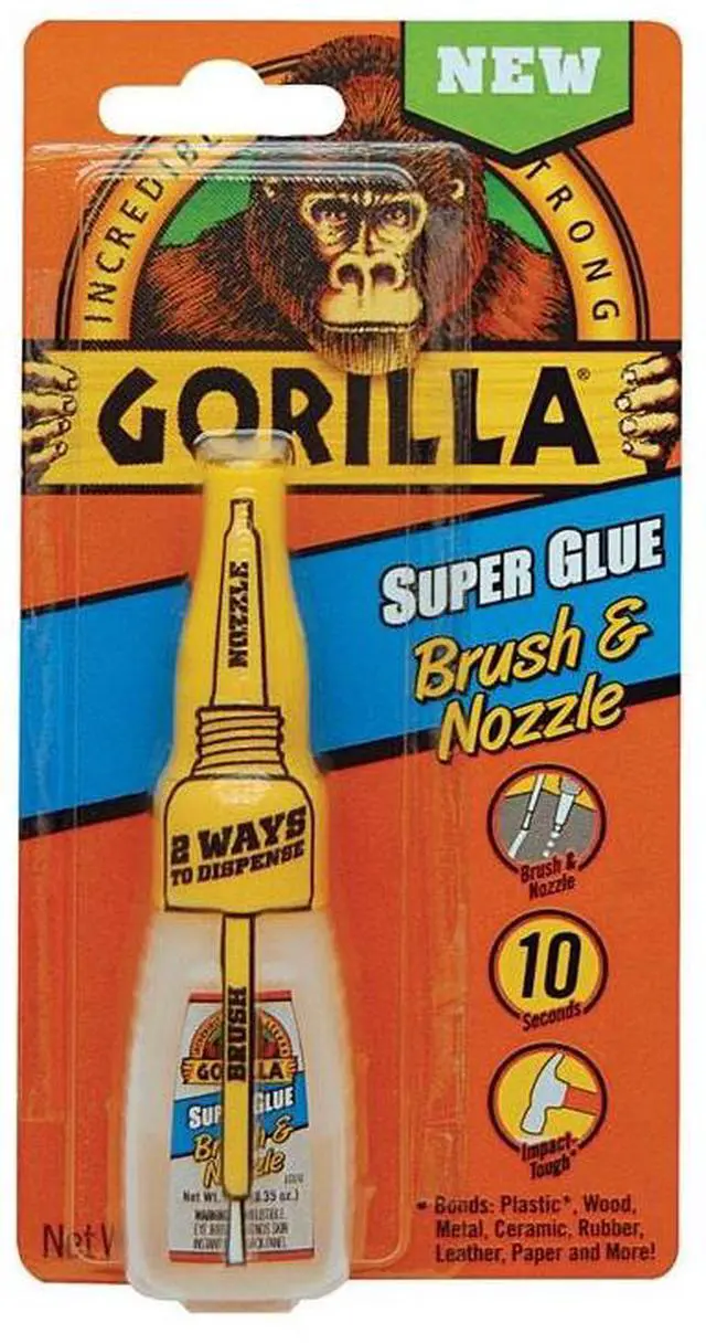 Alt view image 7 of 20 - GORILLA GLUE 7500101 Construction Adhesive, Super Glue Brush & Nozzle Series,