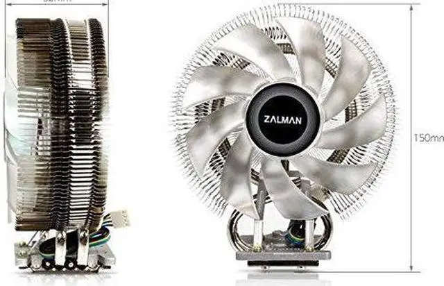 Alt view image 10 of 14 - Zalman CNPS9800 MAX CPU Cooling Fan 120mm PWM Intel LGA 2011/1156/1155/1050/775, AMD FM2/AM3+/AM3/AM2+/AM2