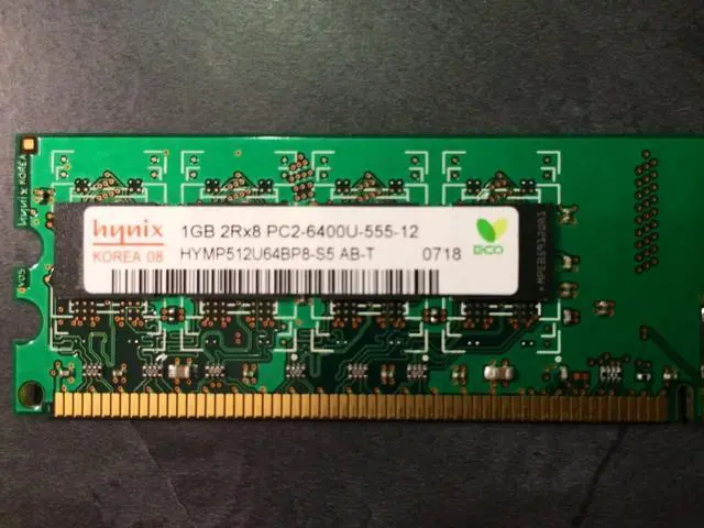 Alt view image 2 of 3 - (HYMP512U64CP8-S6)1GB 2Rx8 PC2-6400U