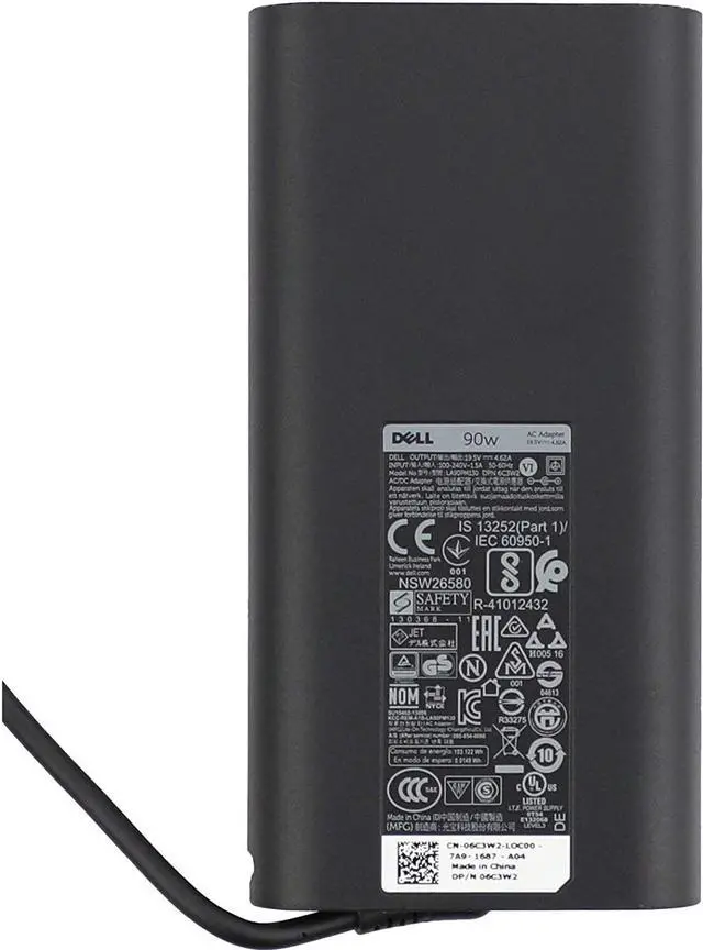 Alt view image 5 of 14 - Dell Latitude E6400 E6410 E6420 E6430 E6440 E6500 E6510 E6520 E6530 E7240 E7440 Laptop AC Adapter Charger Power Cord