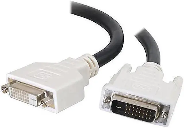 Alt view image 2 of 2 - 10 feet DVI-D Male-to-Female Digital Video Cable Cord Gold Plated DVI Extension