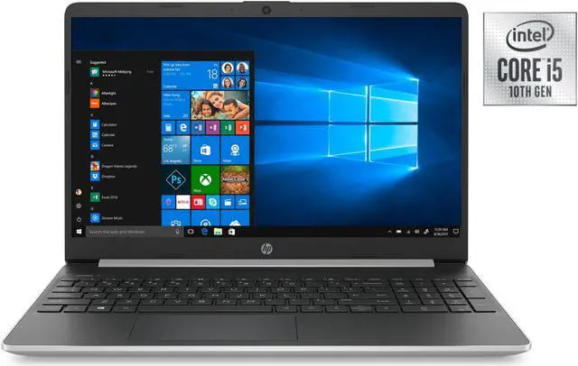 Alt view image 8 of 11 - HP 15-DY1051WM 15.6" HD 1366x768 Laptop Intel Core i5-1035G1 1.0 GHz 8GB DDR4-2666 SDRAM 256GB SSD+16GB Optane Intel UHD Graphics Windows 10 Home, 8MM76UA