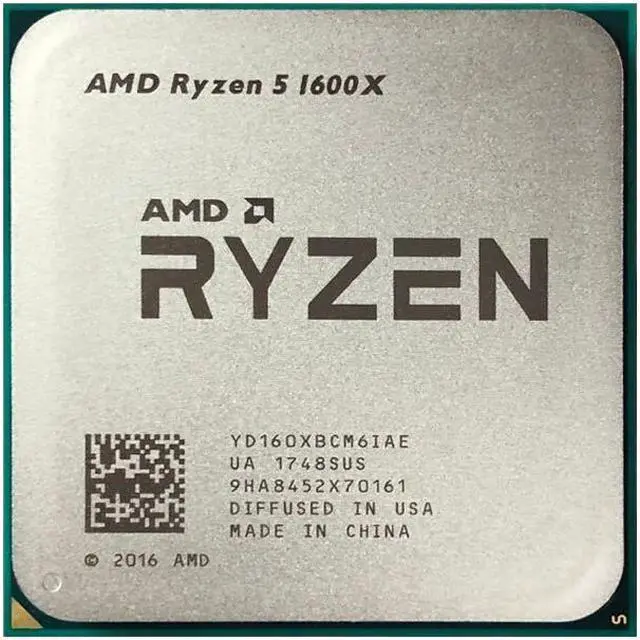 Main image of AMD Ryzen 5 1600X Processor (YD160XBCAEWOF) - CPU Only / No Cooler