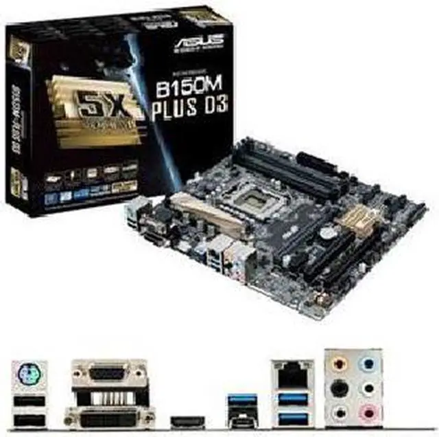Main image of ASUS B150M-PLUS D3 B150M PLUS D3 LGA1151 Motherbrd