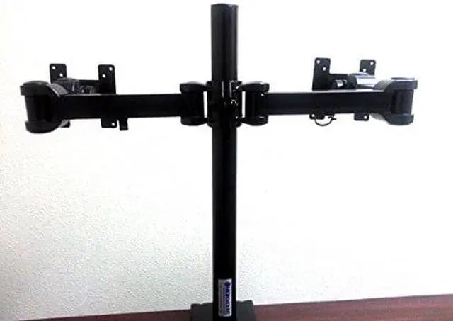 Alt view image 5 of 14 - Monmount Premium Dual Monitor Arm Mount - Complete Kit