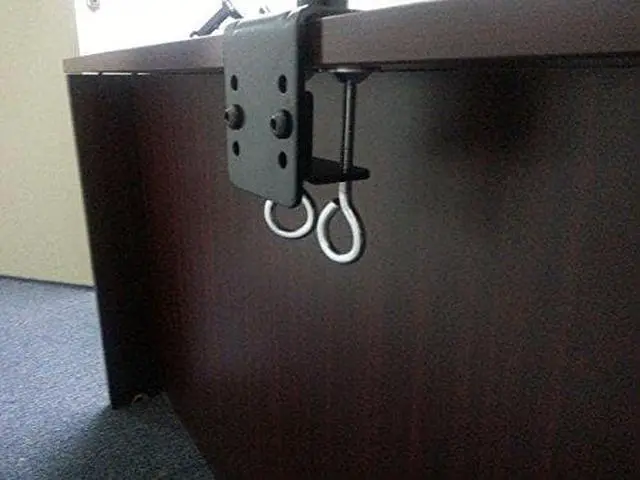 Alt view image 7 of 14 - Monmount Premium Dual Monitor Arm Mount - Complete Kit