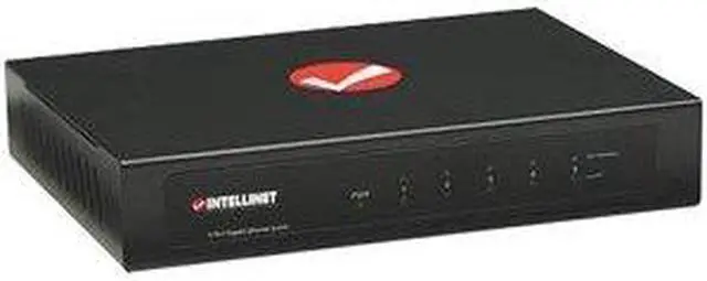 Alt view image 5 of 19 - Intellinet 5-Port Gigabit Ethernet Switch, Desktop Size, Metal Housing, IEEE 802.3az (Energy Efficient Ethernet)