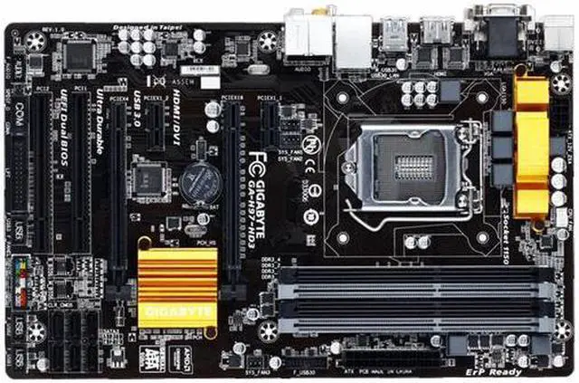 Alt view image 2 of 4 - GIGABYTE GA-H97-HD3 LGA 1150 Intel H97 HDMI SATA 6Gb/s USB 3.0 ATX Motherboard