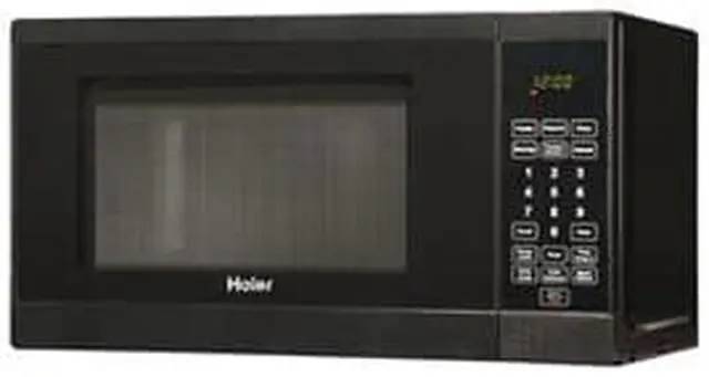 Alt view image 8 of 9 - Haier Digital Countertop Microwave Oven 0.7 Cu. Ft. 700-Watt Black HMC720BEBB