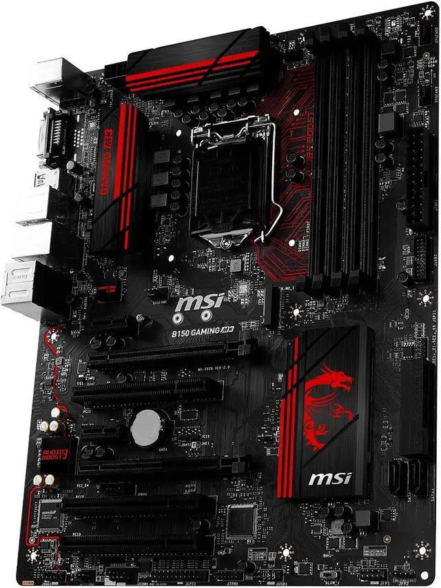 Alt view image 3 of 10 - MSI Gaming B150 Gaming M3 LGA 1151 Intel B150 HDMI SATA 6Gb/s USB 3.1 ATX Intel Motherboard