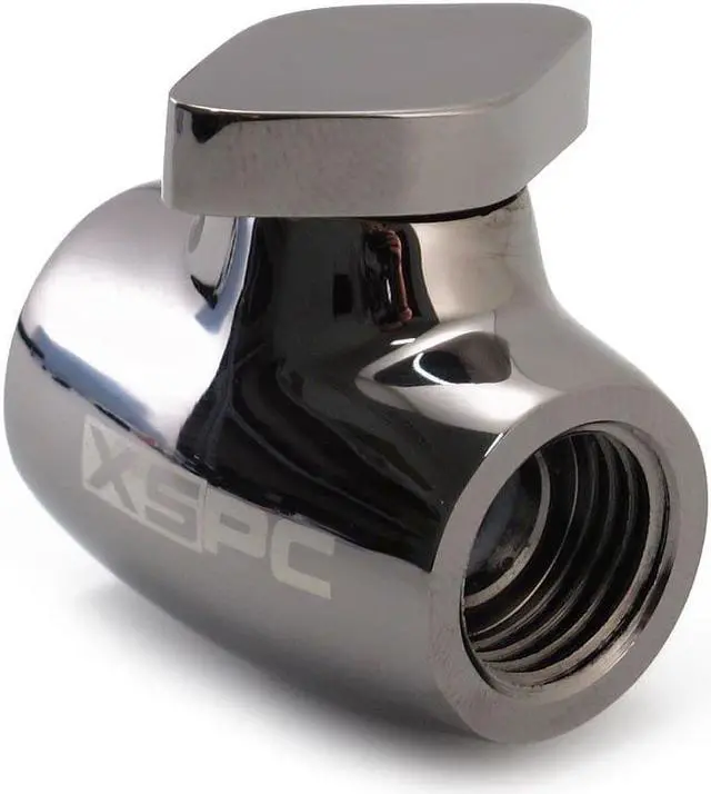 Alt view image 2 of 11 - XSPC Ball Valve G1/4 (Black Chrome)"
