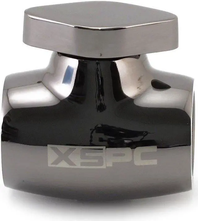 Main image of XSPC Ball Valve G1/4 (Black Chrome)"