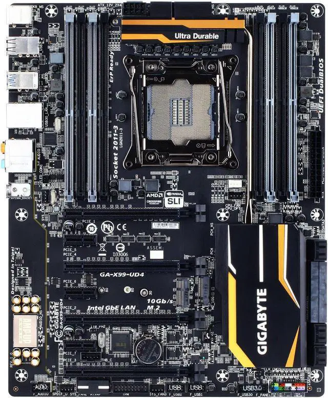 Main image of Gigabyte LGA2011-3 X99 4 WAY SLI Crossfire ATX Motherboards GA-X99-UD4P