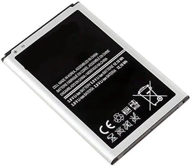 Alt view image 3 of 3 - Battery for Samsung Galaxy Note 3 N9000/N9005/LTE/4G 3200mAh Spare Replacement Li-Ion Battery
